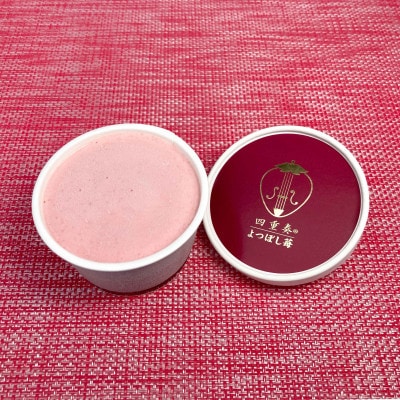 【愛知県・みよし市】ブランドいちご よつぼしアイス(約90g×6個)化粧箱入り