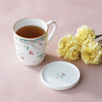 ノリタケ【花更紗】マグカップペア
