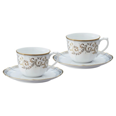 ノリタケ【ソフィランス】コーヒーカップ&ソーサーペア