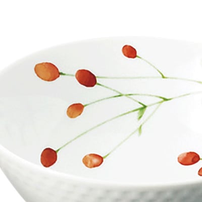 ノリタケ【あづまの路】14cmボウルセット(5個)(絵変り)