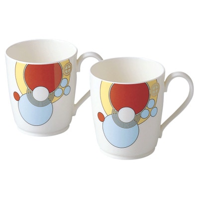 ノリタケ【フランク・ロイド・ライト インペリアル】マグカップペア