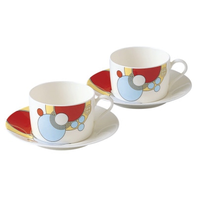 ノリタケ【フランク・ロイド・ライト インペリアル】カップ&ソーサーペア