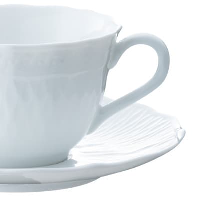 ノリタケ【シェール ブラン】カップ&ソーサーペア