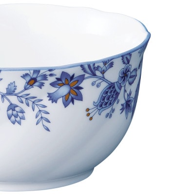 ノリタケ【ブルーソレンティーノ色線仕上げアイテム】11cmディープボウルペア