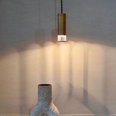 SHINK。　Cuda lamp/ blast　(クーダランプ/表面ブラスト仕上)照明器具