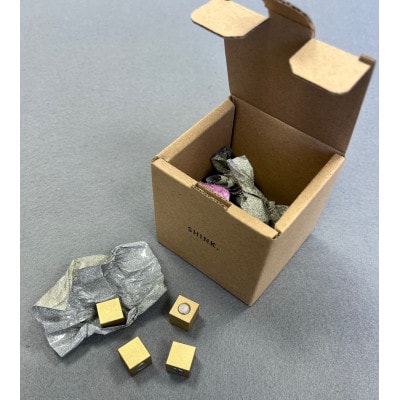 真鍮マグネットキューブ  2個