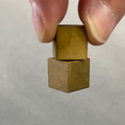 真鍮マグネットキューブ 【CUBE】 4個