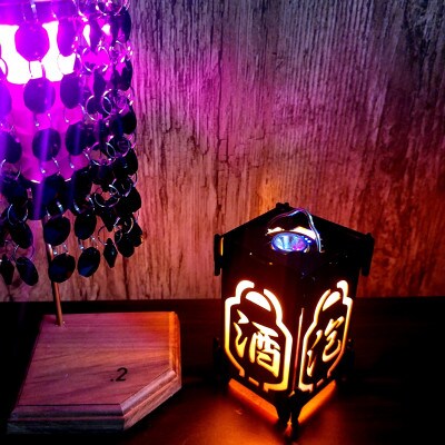 ミニランタン専用シェード　「酒」シェード・ブラック