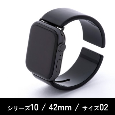 エアバングル/ピアノブラック シリーズ10 42mm サイズ 02