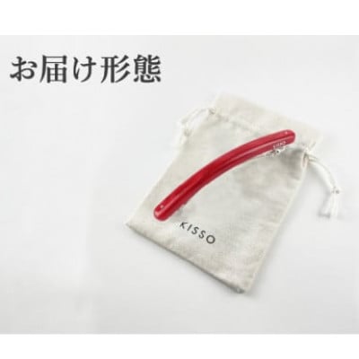 【KISSO】バレッタ　べっ甲ブラウン