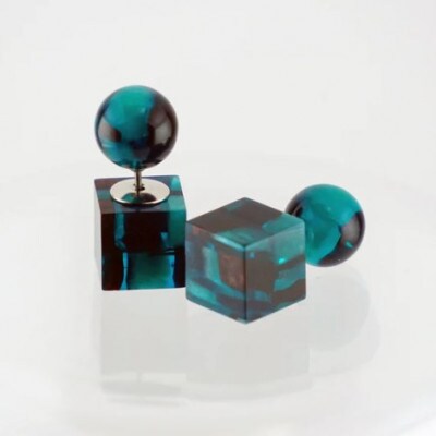 【KISSO】Reversible pierced マリンブルー