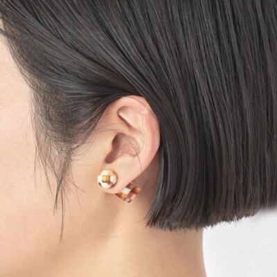 【KISSO】Reversible pierced マリンブルー