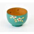 越前漆器　カラフルでおしゃれ『桜カラー汁椀 1客』 ブルー
