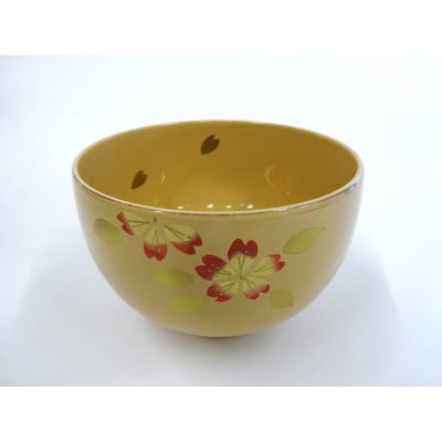 越前漆器　カラフルでおしゃれ『桜カラー汁椀 1客』 ベージュ
