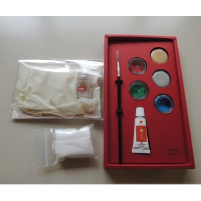 蒔絵体験キット『URUSHI DUY SET(マルチトレイ)』黒漆