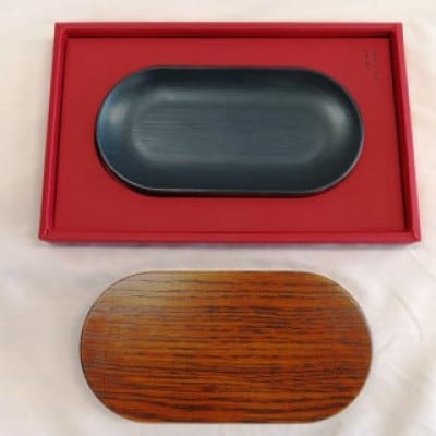 蒔絵体験キット『URUSHI DUY SET(マルチトレイ)』紺漆