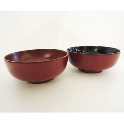 【越前漆器】温かみ感じる椀『越前漆器 ごはん椀ペア』