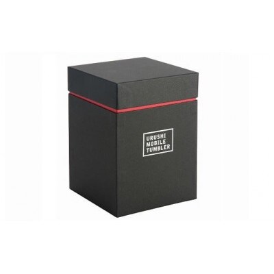 thermo mug×越前漆器『うるしモバイルタンブラー さくら』黒色