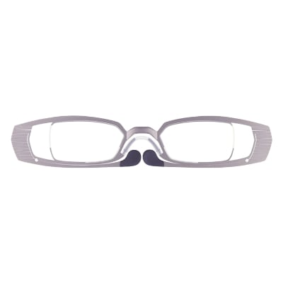鯖江製 最薄最軽量を目指した老眼鏡【栞 フェザー】度数+2.50 スクエア グレー