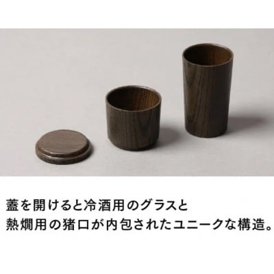 【越前塗】NON　日本酒モダン 酒器セット NIVI紺碧
