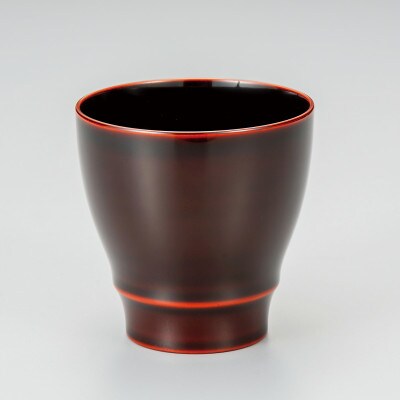 越前漆器　溜内黒フリーカップ