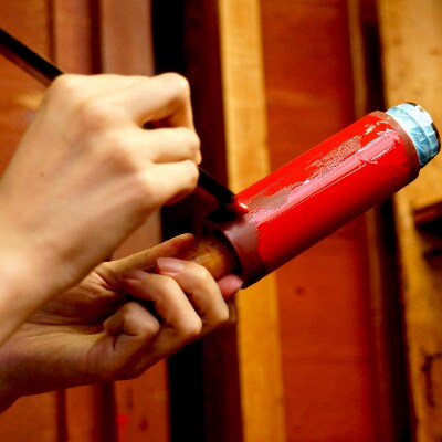本漆だけの特別な質感のステンレスボトル【URUSHIPOKETLE 瓢 漆黒 】