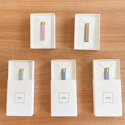 防災・防犯用笛『effe milky』ネックレス ラベンダー(2)