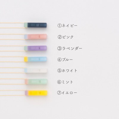 防災・防犯用笛『effe candy』ネックレス ピンク(2)