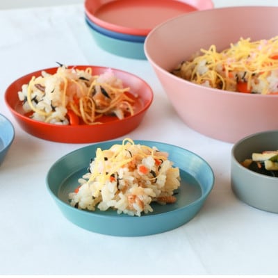 【食洗機対応 カラフルな越前漆器】 RIN&CO.　平皿S / N-02・ノースグリーン