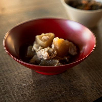 【大本山永平寺御用達 漆琳堂】<越前漆器>　食洗機対応の漆塗り椀　上弦鉢・朱