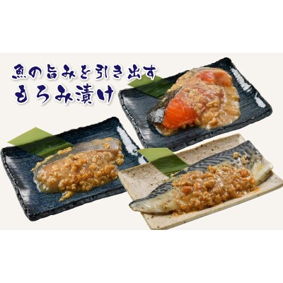 もろみ漬け 3種セット(銀だら・ふくいサーモン・鯖)