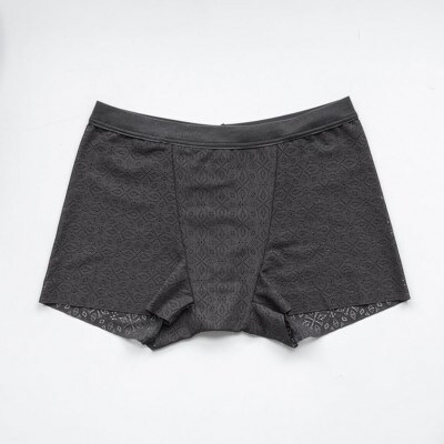 ユニセックスボクサーパンツ『SOU lace(ソウレース)』ブラックM　1枚