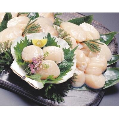 たらばがに(脚肉)1kgとお刺身用帆立貝柱 500g