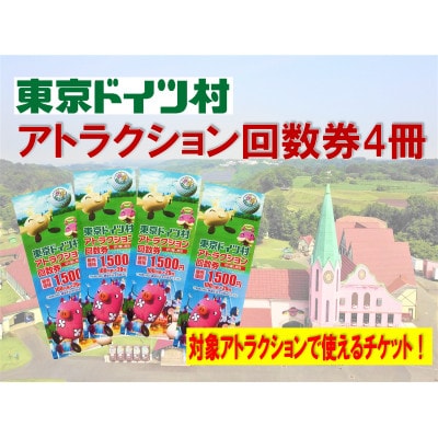 東京ドイツ村　アトラクション回数券　【4冊】