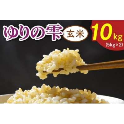 令和7年産 ゆりの雫(ふさおとめ)玄米 10kg(5kg×2)