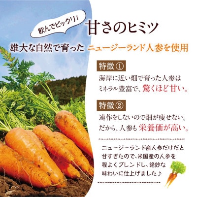 砂糖不使用 順造選 元気一杯 にんじん100 195g×15本