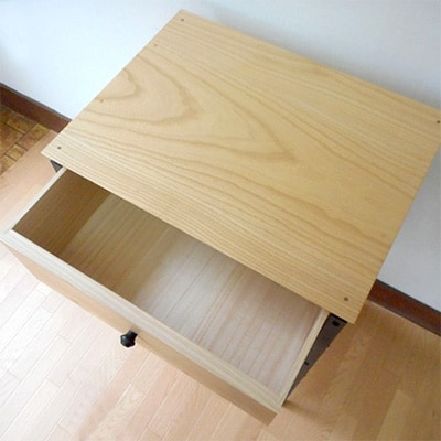 桐製家具【KIRIKAGU】ベッド用小物入れ