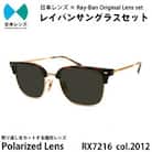 国産偏光レンズ使用オリジナルレイバンサングラス(RX7216F 2012)　偏光グレーレンズ