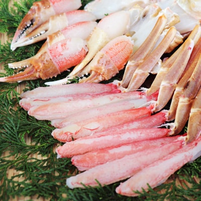 生ズワイ蟹　かに鍋3点セット　1kg