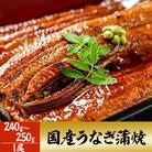 【2025年12月20日より順次発送】「国産うなぎ蒲焼」1尾(240g～250g)