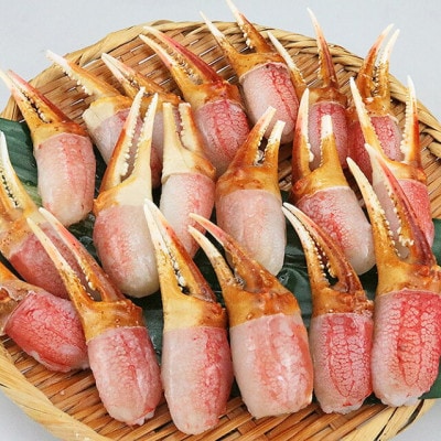 【2026年1月17日より順次発送】生ずわいがに カニしゃぶ用 爪肉 1kg(8～25本×2袋)