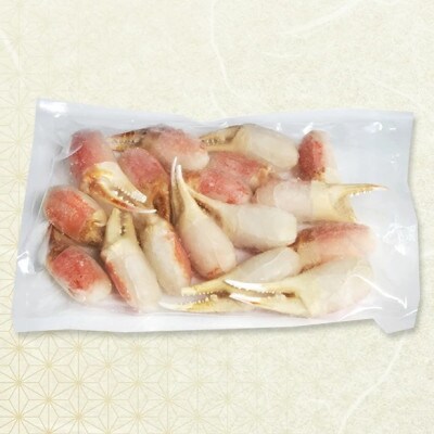 【2026年2月21日より順次発送】生ずわいがに カニしゃぶ用 爪肉 500g(8～25本)