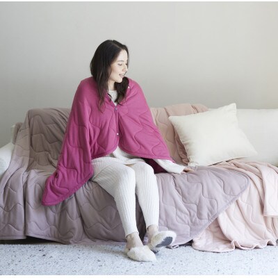 西川のWARMFEEL(ウォームフィール) リビングケット ピンク 135×75cm