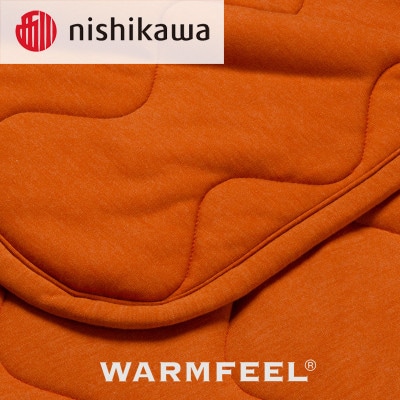 西川のWARMFEEL(ウォームフィール)　ハーフケット　オレンジ　150×100cm