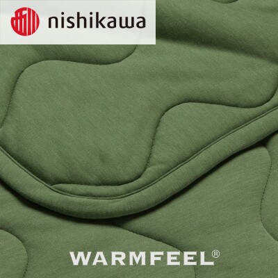 西川のWARMFEEL(ウォームフィール)　ハーフケット　グリーン　150×100cm
