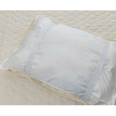 【Mサイズ43×63】kinacoオーガニックコットンガーゼ枕パット2枚組　IV　OG-5M-2P