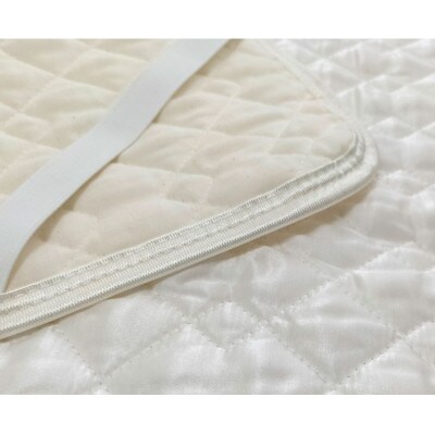 【セミダブル】ピュアシルク敷パッド 120×205cm　1枚 ホワイト SCC-1220SW