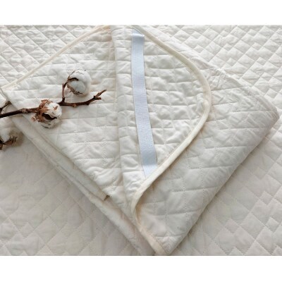 【シングル】艶やかシルクコットンガーゼ敷パッド 100×205cm　PK-1501SR