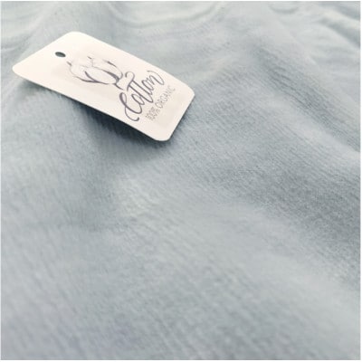 【シングル】贅沢ふわふわオーガニックコットン綿毛布　140×200cm　GY　OGMM-1-GY