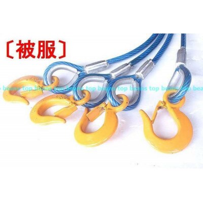 4点吊り被覆ワイヤロープ　12mm-14mm×2m　キトー